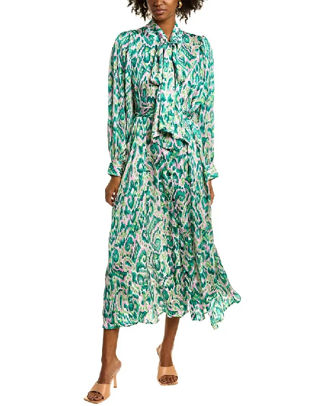 Beulah Scarf Neck Maxi Dress