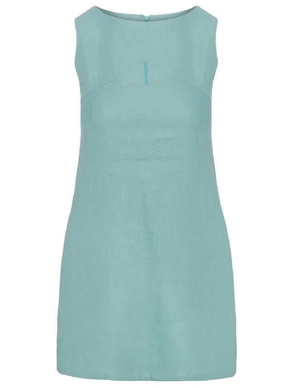 Tahlia Mini Dress In Seafoam Stylish Summer Mini Dress