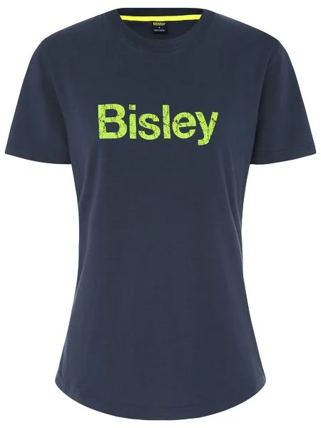 BKTL064 BISLEY WOMEN'S COTTON LOGO TEE