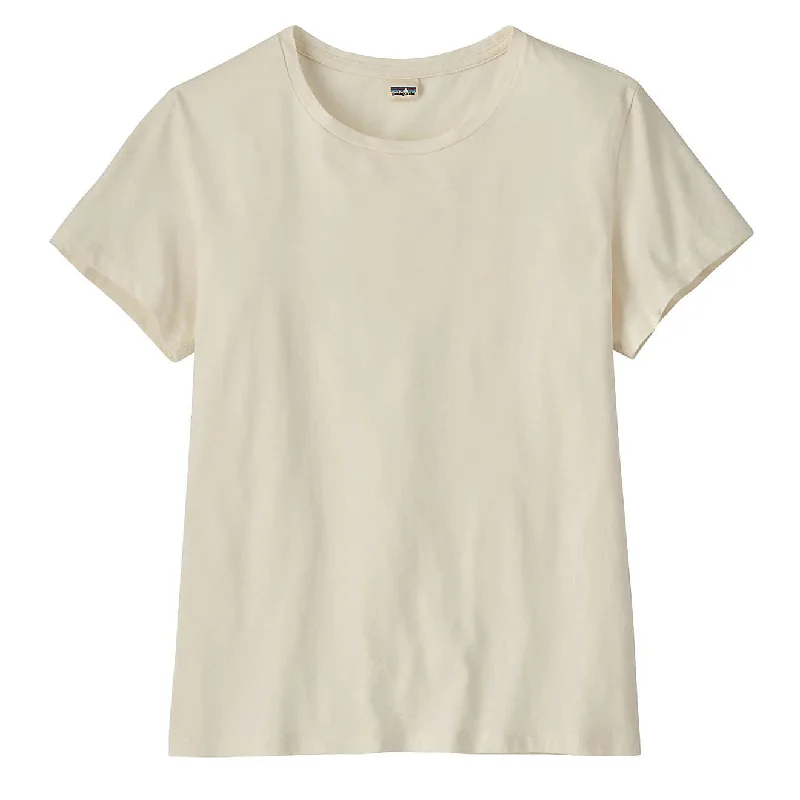 Patagonia Womens Regenerative Organic Certified Cotton Tee Undyed Natural