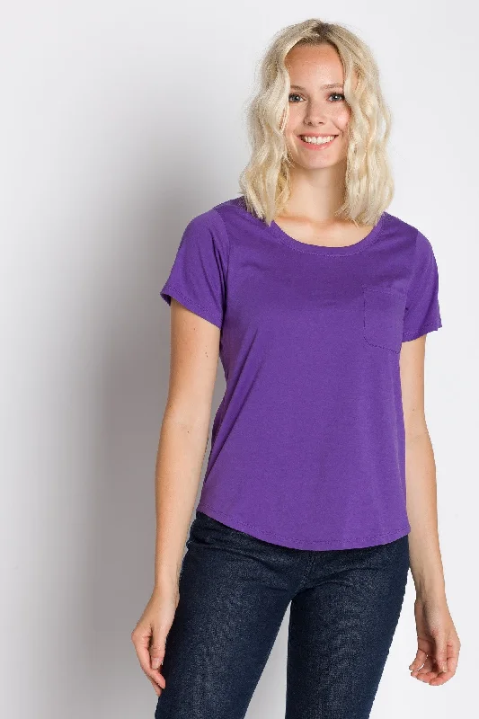 Polly | Women's Anti-Stain Dropped Neckline Tee