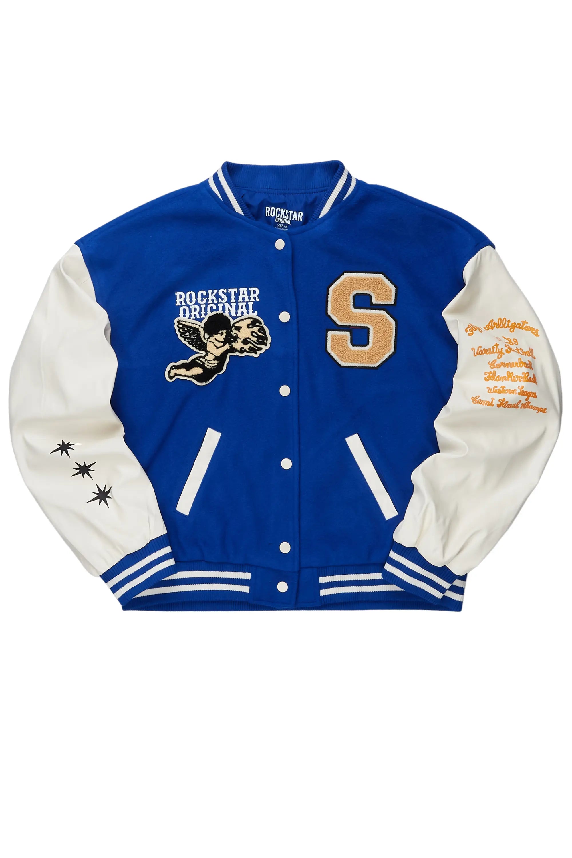 Shonn Royal Blue Varsity Jacket