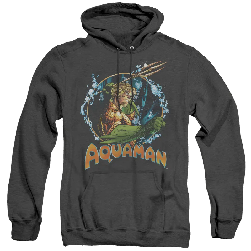 Aquaman Ruler Of The Seas - Heather Pullover Hoodie