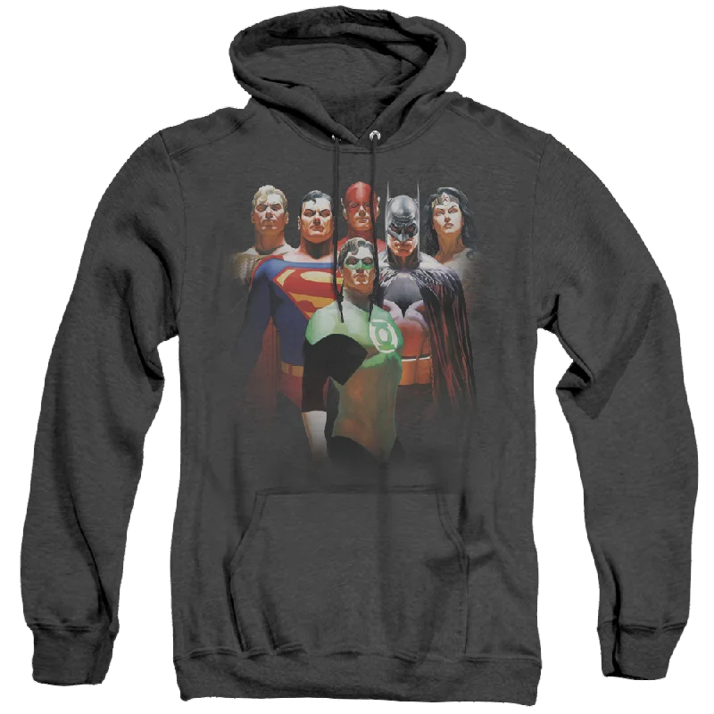 Justice League Roll Call - Heather Pullover Hoodie