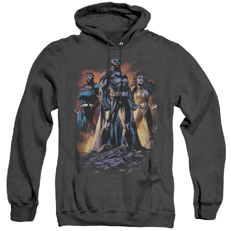 Justice League Take A Stand - Heather Pullover Hoodie