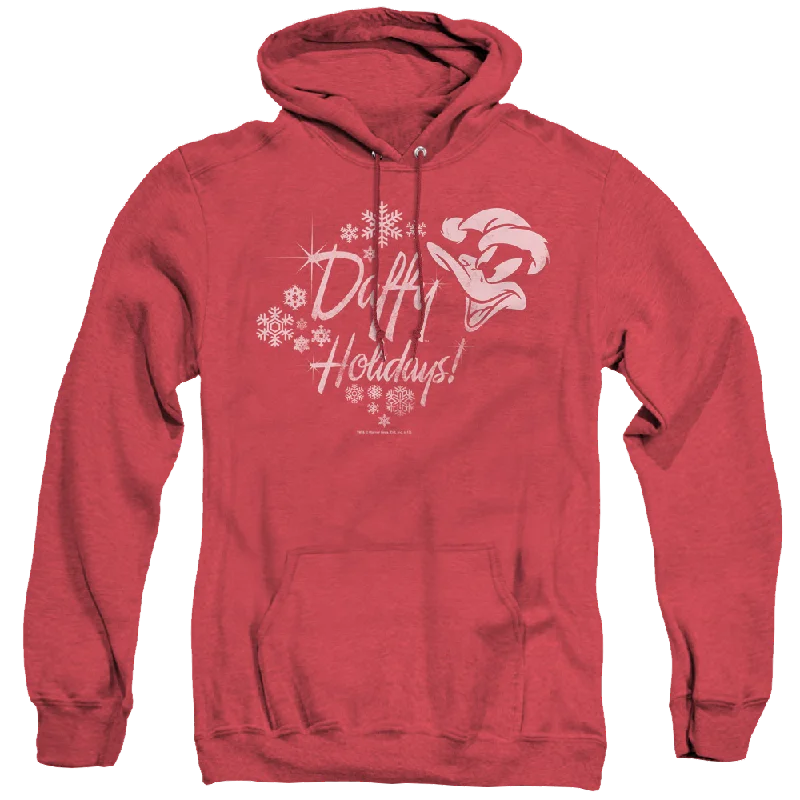 Looney Tunes Daffy Holidays - Heather Pullover Hoodie