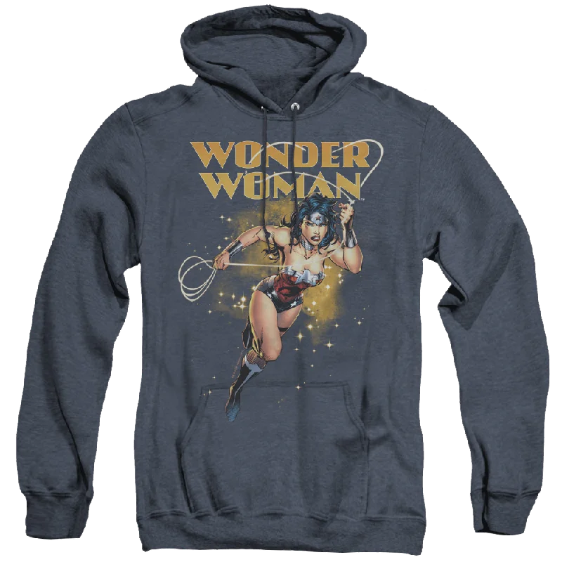 Wonder Woman Star Lasso - Heather Pullover Hoodie