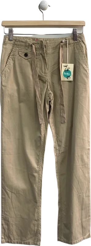 Boden Khaki Cotton Chino Trousers UK 6R