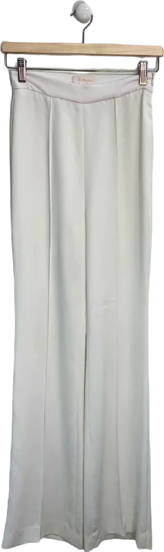 M Marquise White Wide-Leg Trousers UK 14