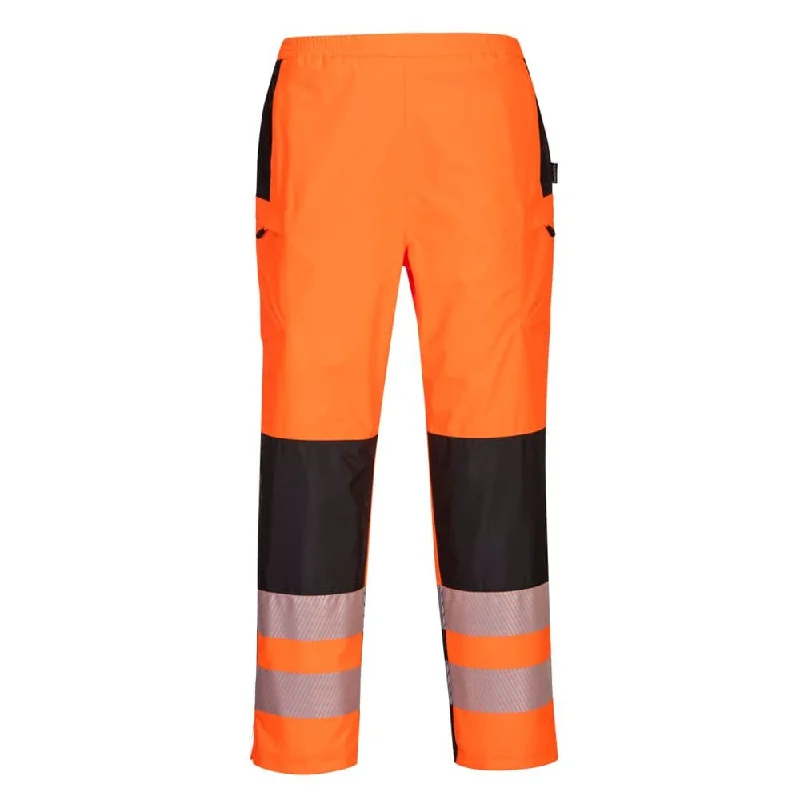 PORTWEST PW386 PW3 HI-VIS WOMEN'S RAIN TROUSERS